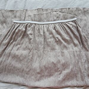 Old Navy Gray Brown A-Line Smocked Midi Skirt